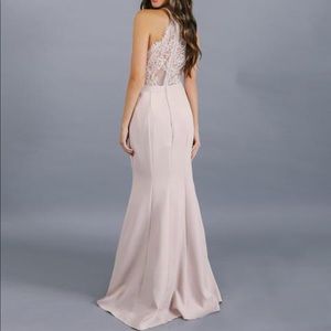 Dusty Rose / Light Pink Maxi Dress